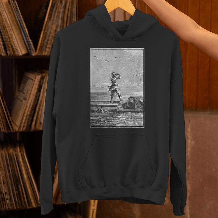Vintage Captain Nemo Book Illustration 1871 Unisex Hoodie