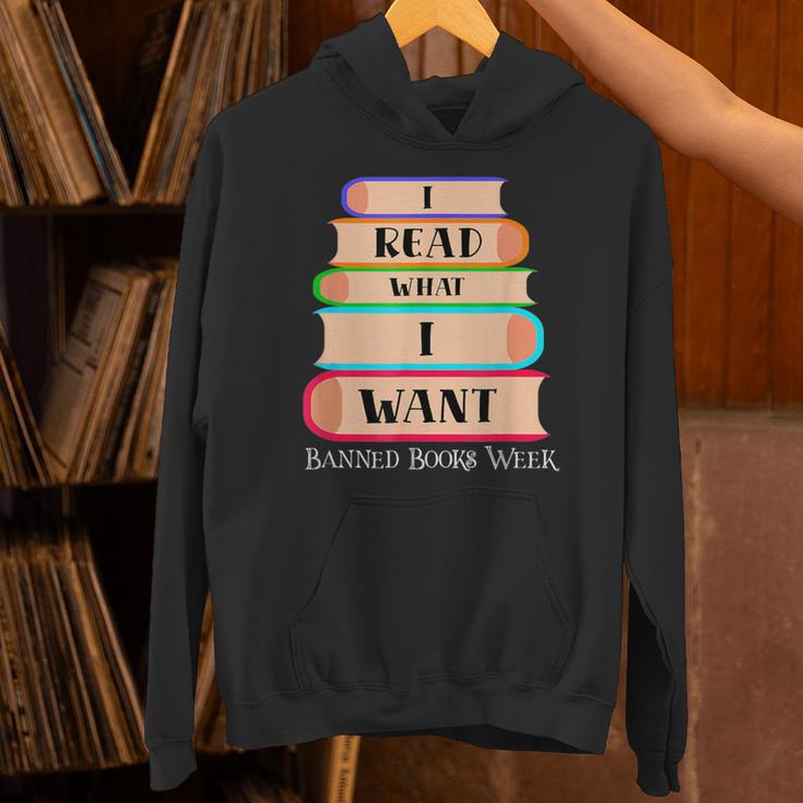 Vintage I Read What I Want Book Lovers Unisex Hoodie