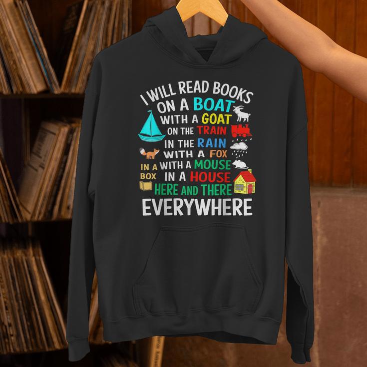 I Will Read Books On A Boat & Everywhere Unisex Hoodie