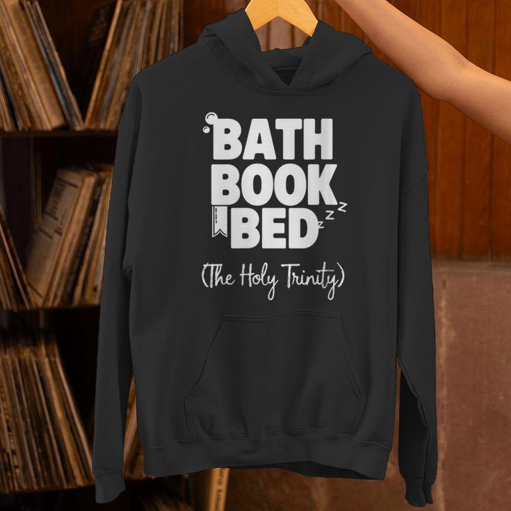 Women's Bath Book Bed Book Lover Self-Care For Women Unisex Hoodie