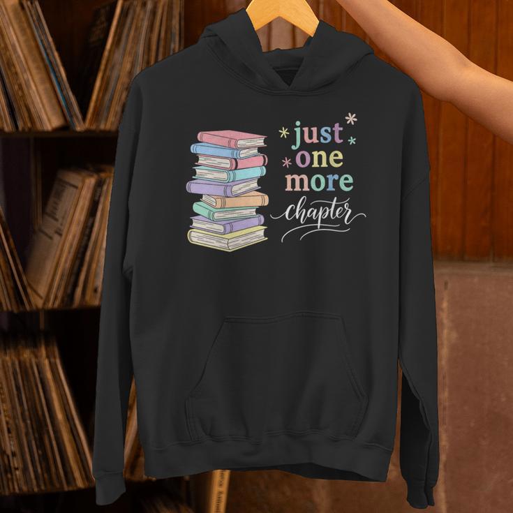 Women's Just One More Chapter Cozy Pastel Bookworm Cute Book Reader Unisex Hoodie Women's Just One More Chapter Cozy Pastel Bookworm Cute Book Reader Unisex Hoodie