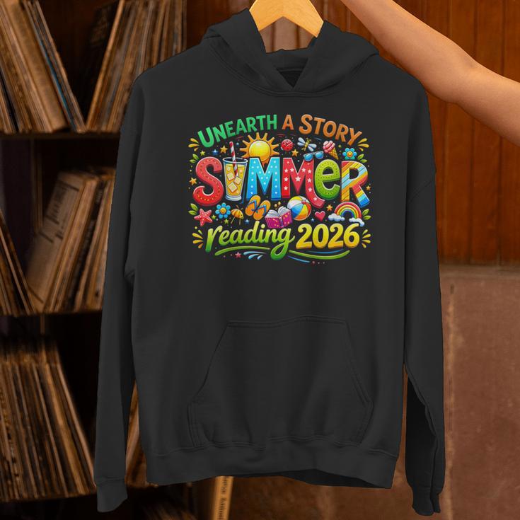 Women's Unearth a Story Summer 2026 Summer Reading Program Book Unisex Hoodie