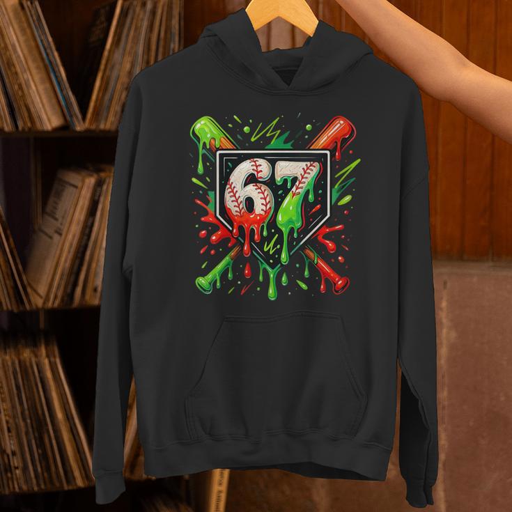 Xmas Baseball Six Seven 67 Meme Ice Cream Drip Men Women Unisex Hoodie