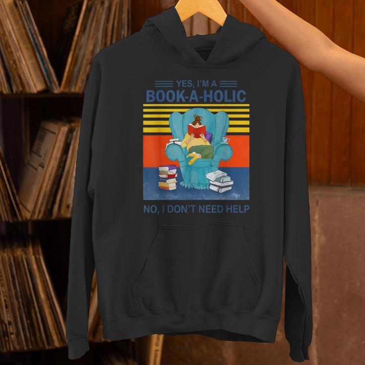 Yes I’m A Book A Holic No I Don’t Need Help Vintage Unisex Hoodie Yes I’m A Book A Holic No I Don’t Need Help Vintage Unisex Hoodie