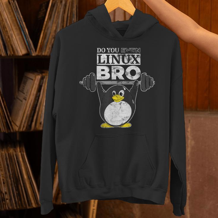 あなたもlinuxのbro Linuxのペンギンは、重量を持ち上げるか パーカー