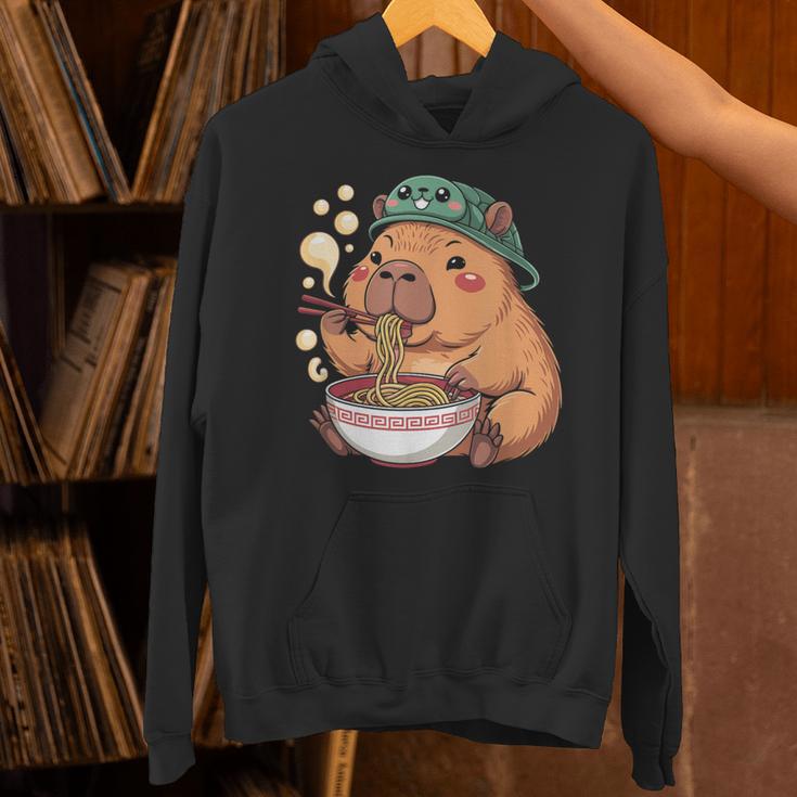 かわいいカピバラと亀 リュック ラーメン カワイイ パーカー