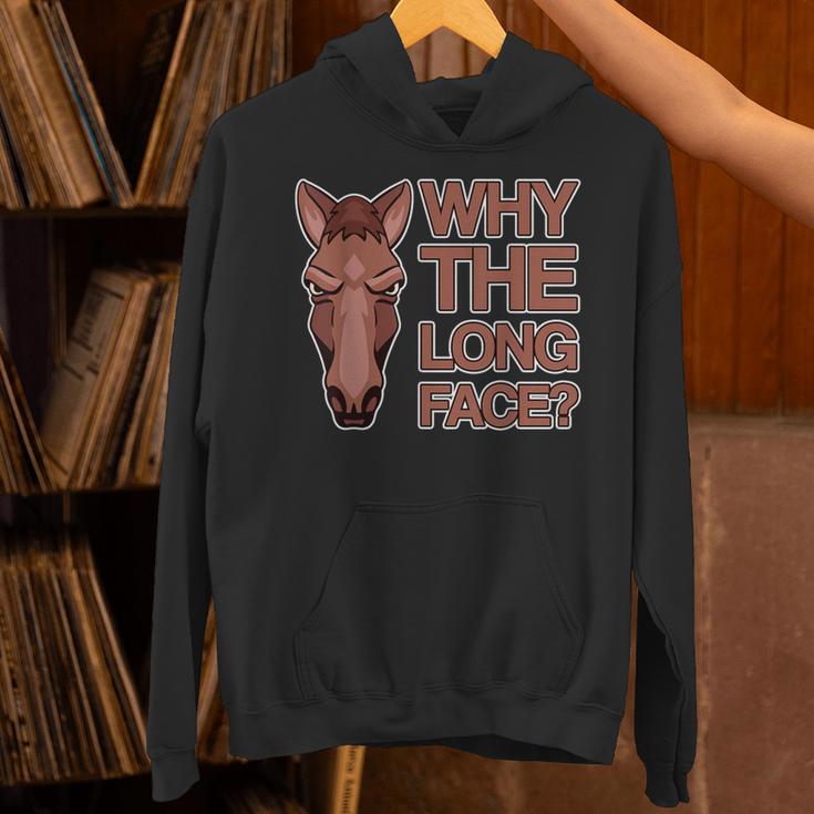 なぜ顔が長いのか Why The Long Face パーカー