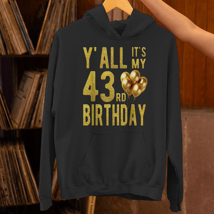 みんな私の43歳の誕生日面白いハッピー43歳の誕生日 パーカー