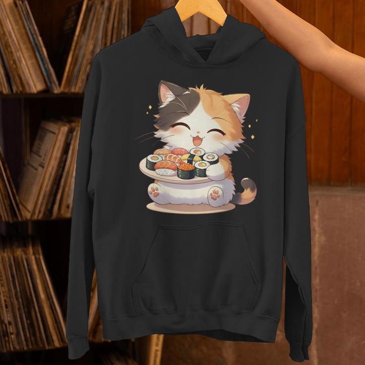 わがまま猫 寿司ねこ ラーメン好き かわいい おもしろ マンガ 長袖tシャツ パーカー