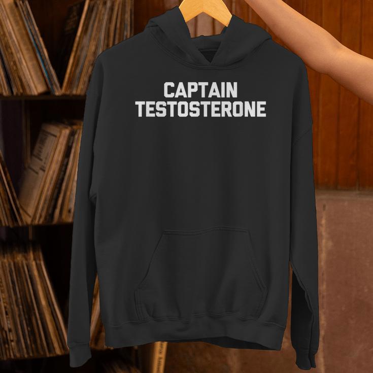 メンズ キャプテンテストステロンtシャツ 面白いウェイトリフティングワークアウトジム パーカー
