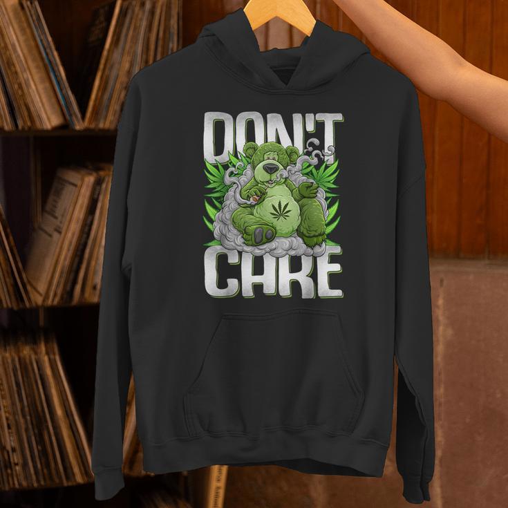クマのスモーキングウィードマリファナtシャツ 面白いウィードベアtシャツ パーカー