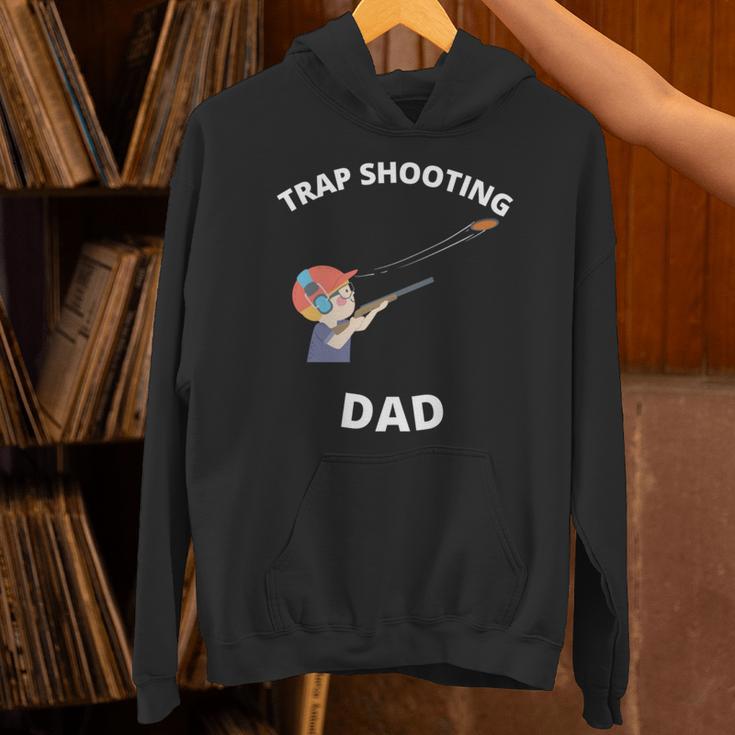 クレイトラップ 射撃 お父さん アウトドア スポーツ メンズ 長袖tシャツ パーカー