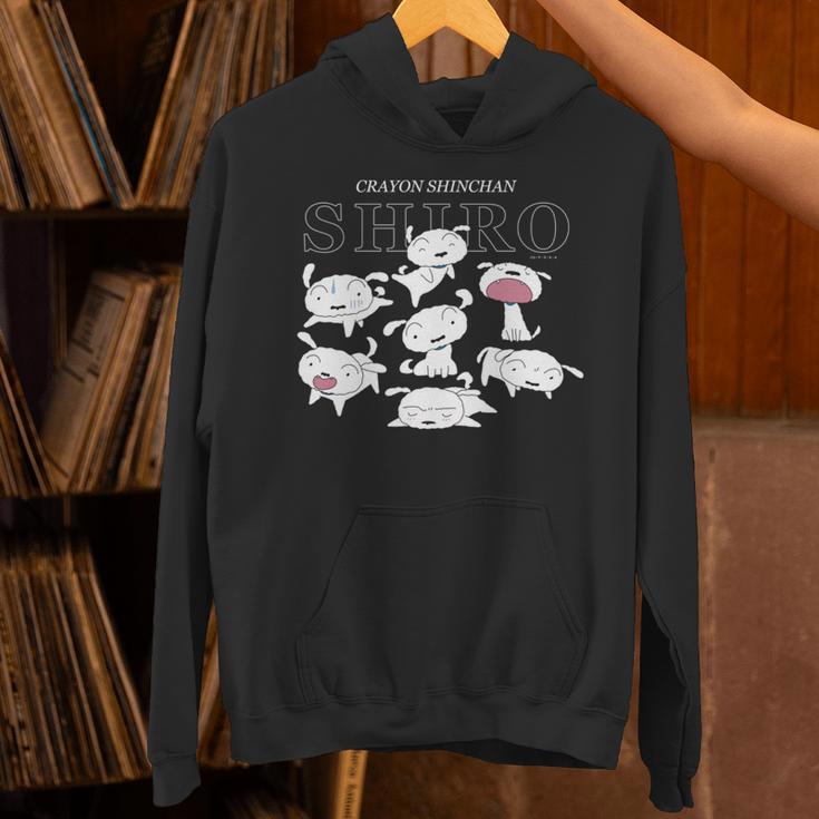 クレヨンしんちゃん いろいろシロ 長袖tシャツ パーカー