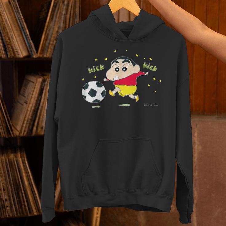 クレヨンしんちゃん しんちゃんとサッカー パーカー