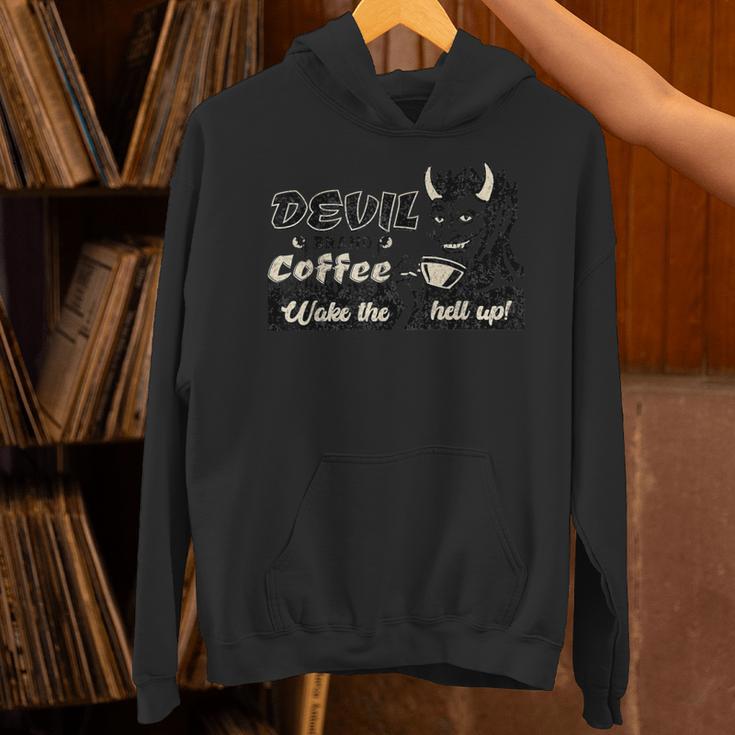 コーヒー愛好家のためのファニーデビルブランドコーヒー パーカー