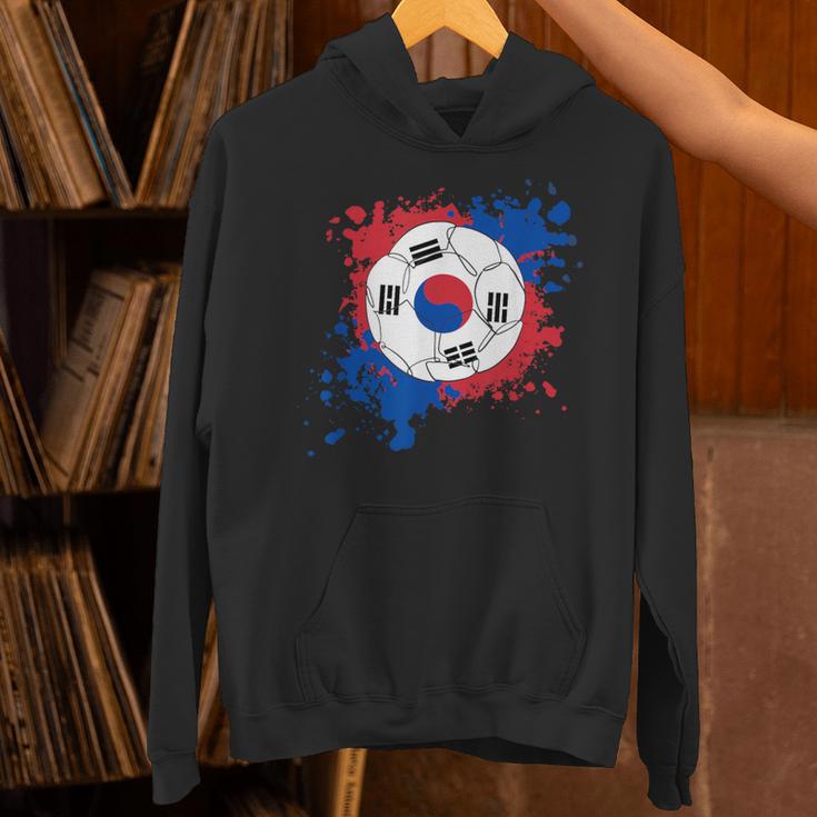 サッカーボール 韓国国旗付き パーカー
