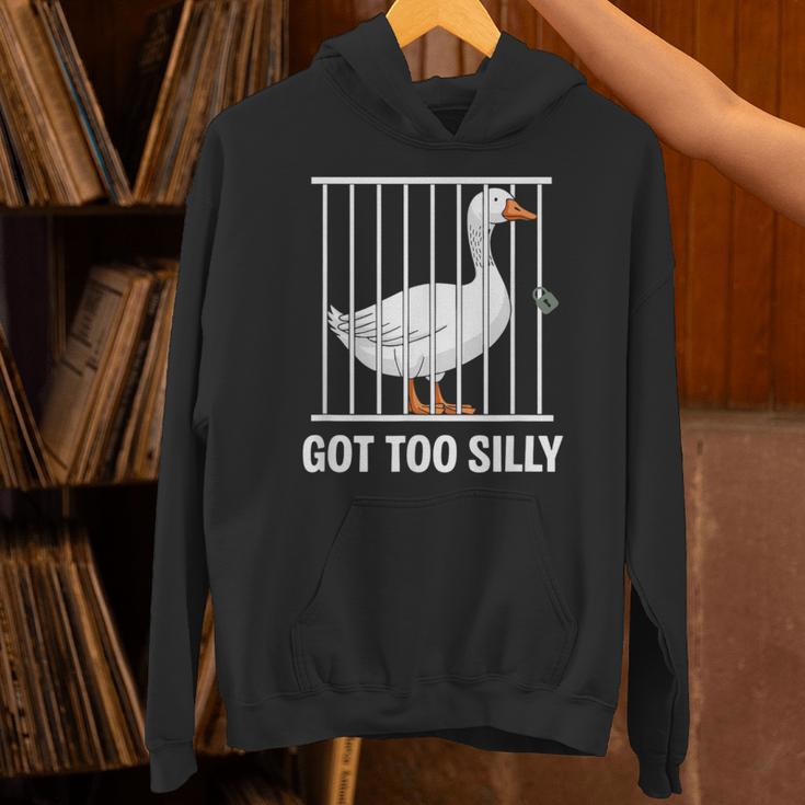 シリー・グースtシャツバカになりすぎた パーカー