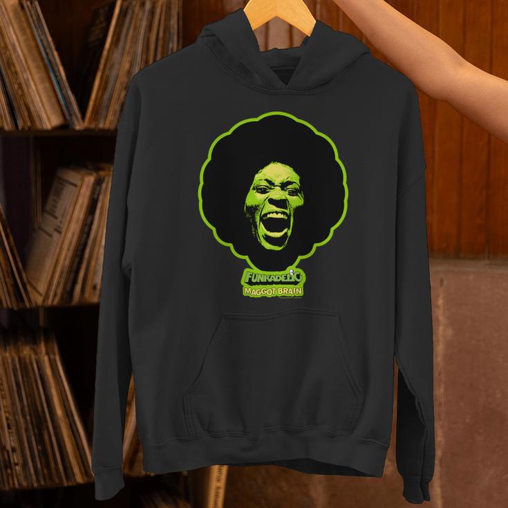 ジョージ・クリントン・ファンカデリック・グリーン・マゴット・ブレイン 長袖tシャツ パーカー