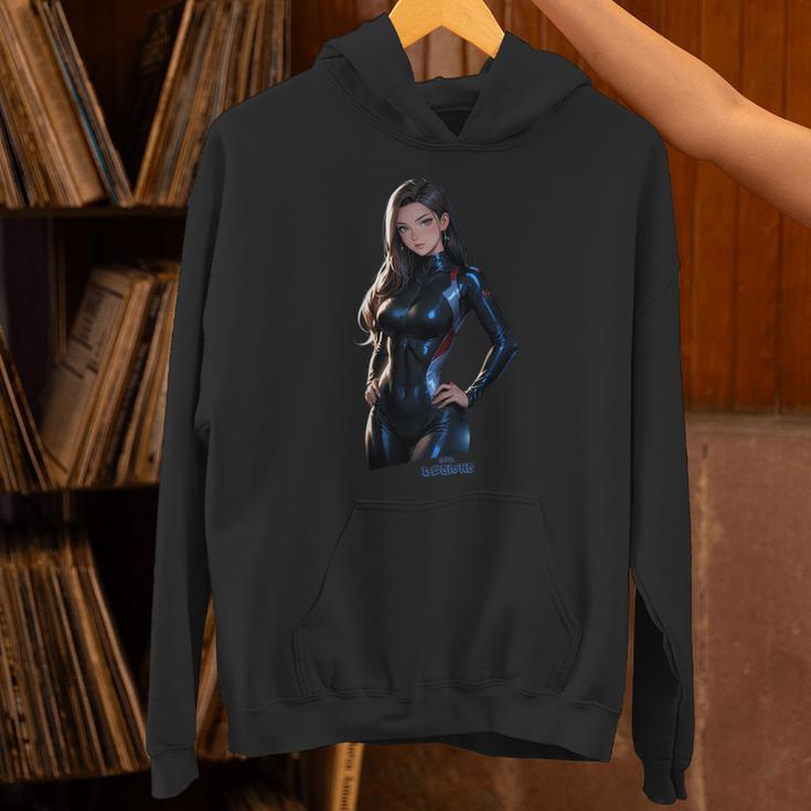 セクシー アニメ レース ガール 長袖tシャツ パーカー