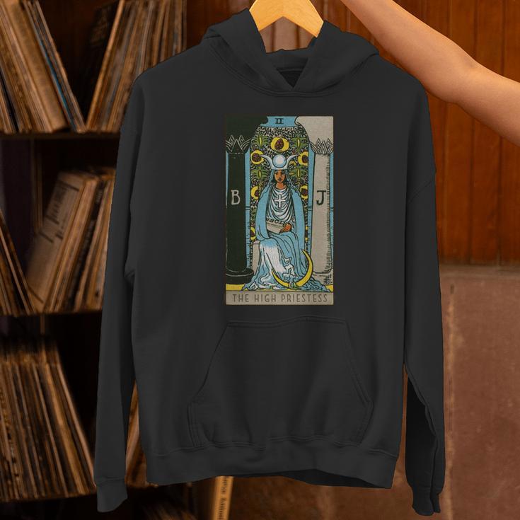 タロットカード The High Priestess ビンテージカード2 長袖tシャツ パーカー