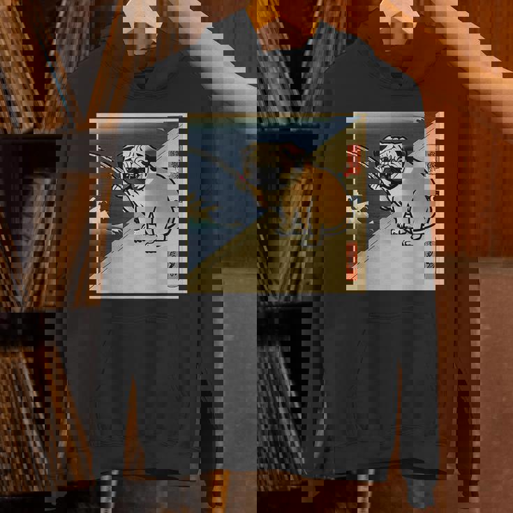 パグ 犬 面白いtシャツ イヌ 釣り メンズ おもしろ 面白い 服 おもしろグッズ 文字tシャツ ネタ 海釣り 川釣り パーカー