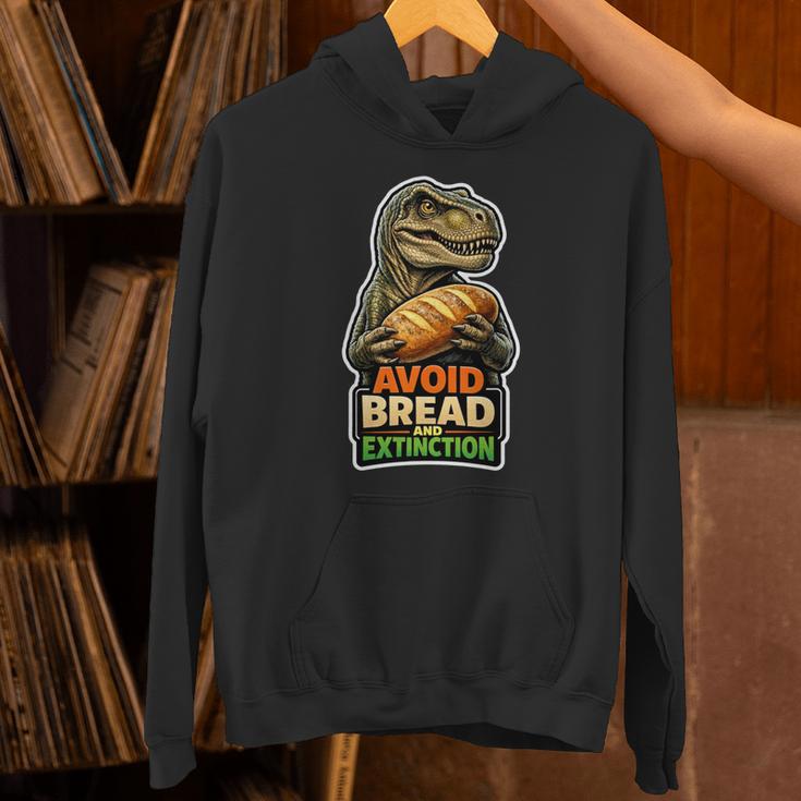 パンと絶滅を避ける恐竜ケトユーモア。 長袖tシャツ パーカー