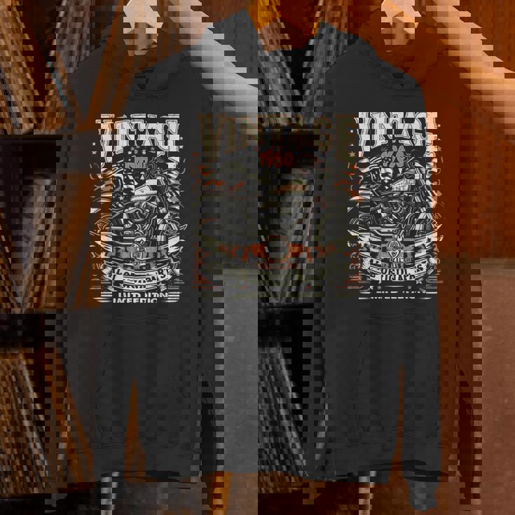 ビンテージ 1960 1960年生まれ 64歳の誕生日 バイクバイカー 長袖tシャツ パーカー