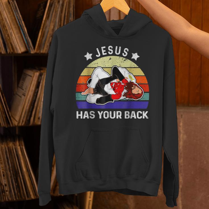ブラジリアン柔術 Jesus Has Your Back パーカー