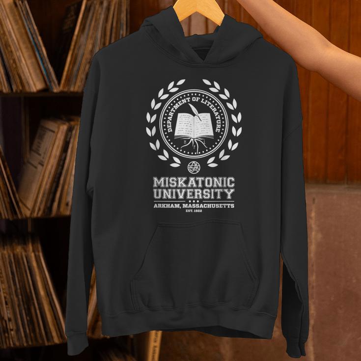 ミスカトニック大学クトゥルフ神話ネクロノミコン Call Of Cthulhu Miskatonic 大学 パーカー