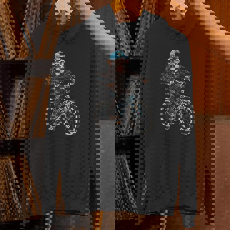 モンキー ライディング バイク ヴィンテージ 自転車 バイカー エイプ チンパンジー パーカー