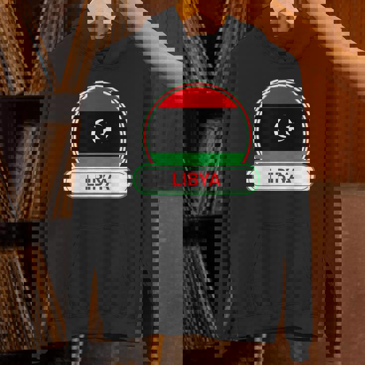 リビア国バッジ リビア国旗 パーカー