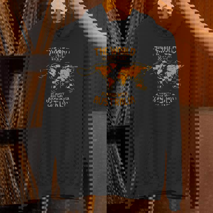 世界はオーストラリア オーストラリアで遊ぶ猫 パーカー