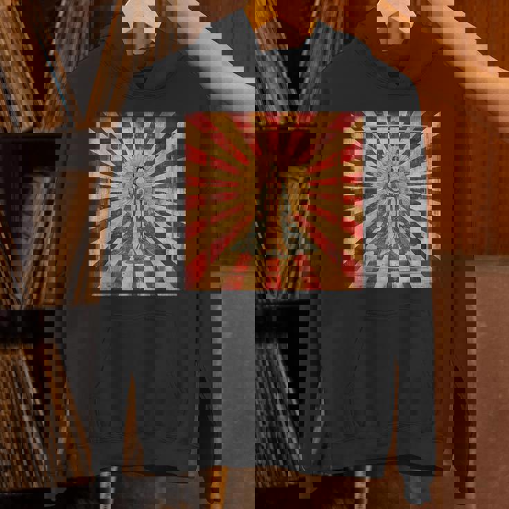 天照 女神 昇る太陽 日本神話 パーカー