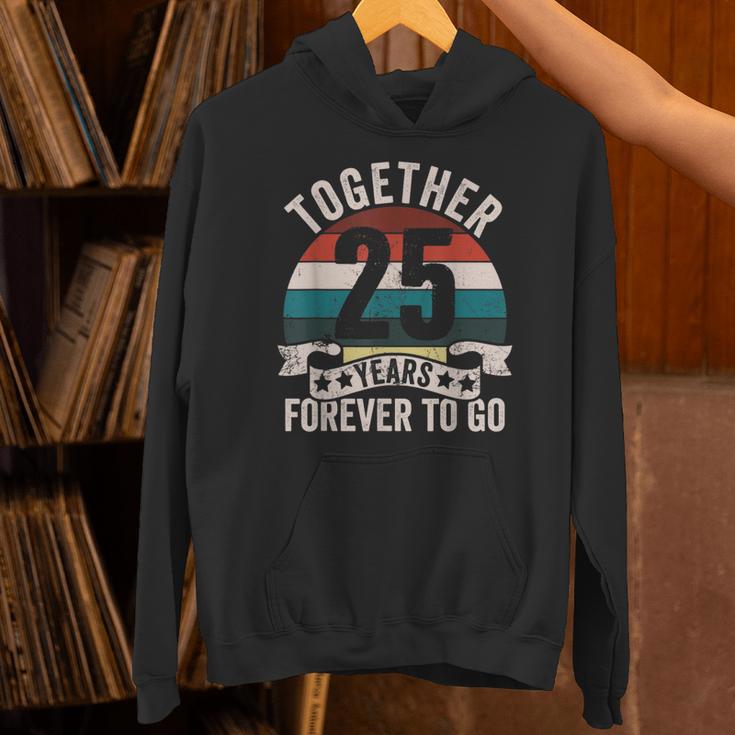 結婚25周年記念 Together 25 Years Forever To Go パーカー