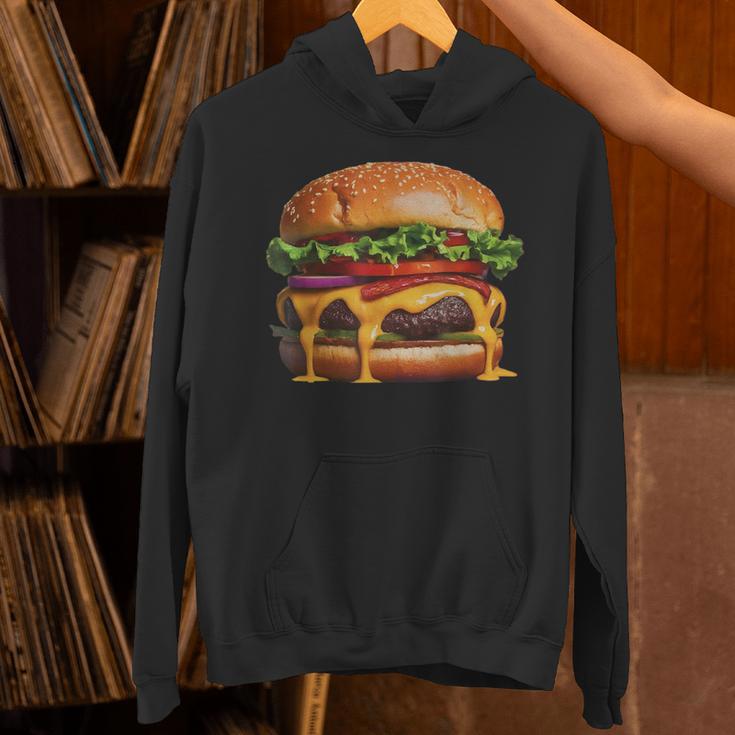 美味しそうなハンバーガー パーカー