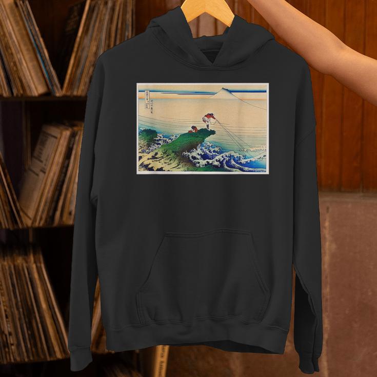 葛飾北斎 富嶽三六景 名作アート 絵画 メンズ レディース 面白い 服 美術 おもしろ 釣り人 パーカー