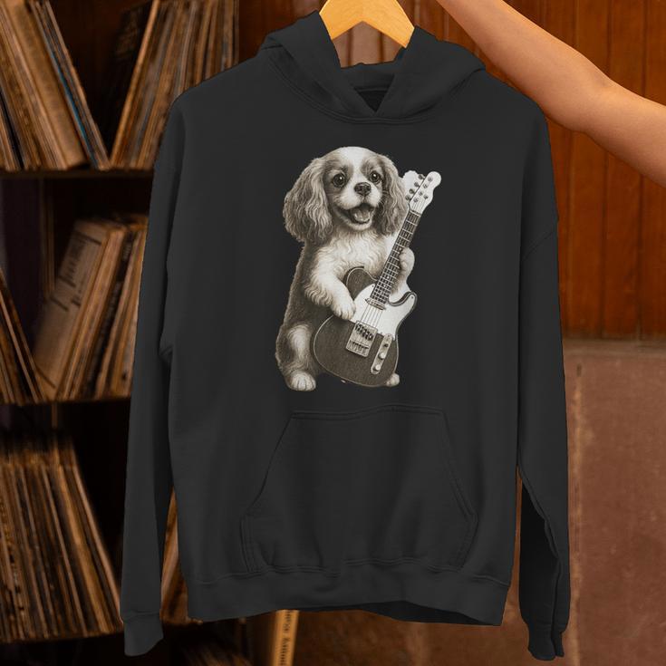 面白いtシャツ キャバリア 犬 ギター イヌ メンズ 犬好き グッズ かわいい おもしろ 面白い 服 ネタ パーカー