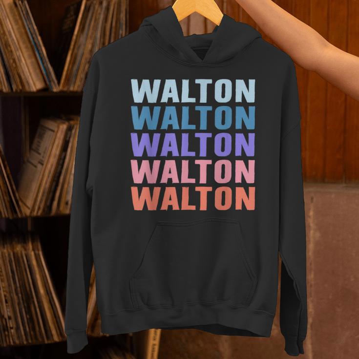 面白いギフト名 Walton 名前入り パーカー