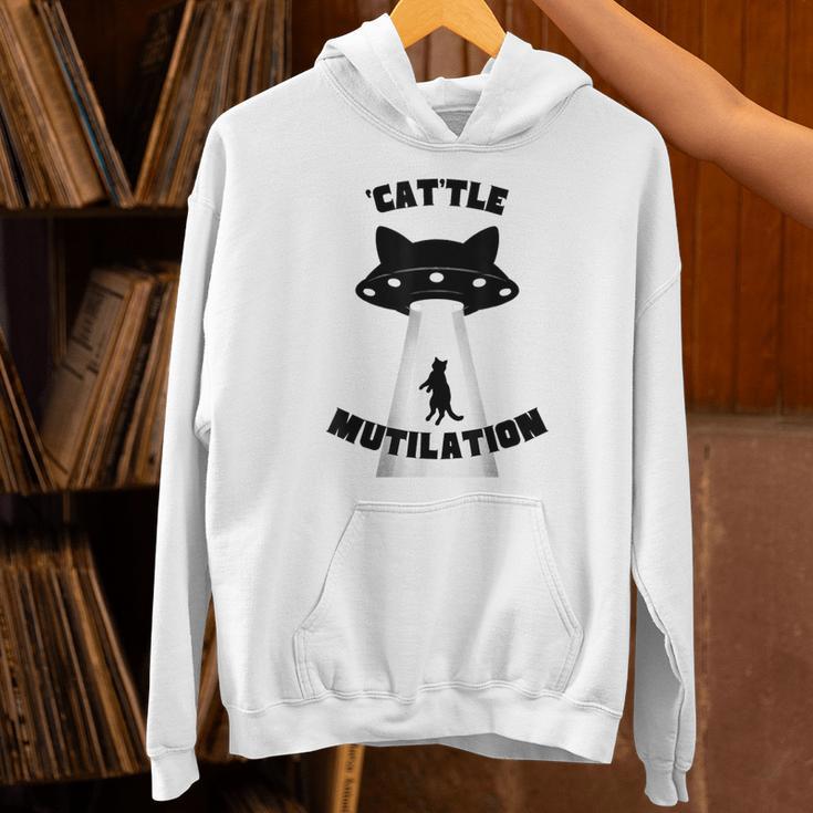 'Cat'tle Mutilation キャットルミューティレーション キャトルミューティレーション 猫 Ufo 宇宙 パーカー