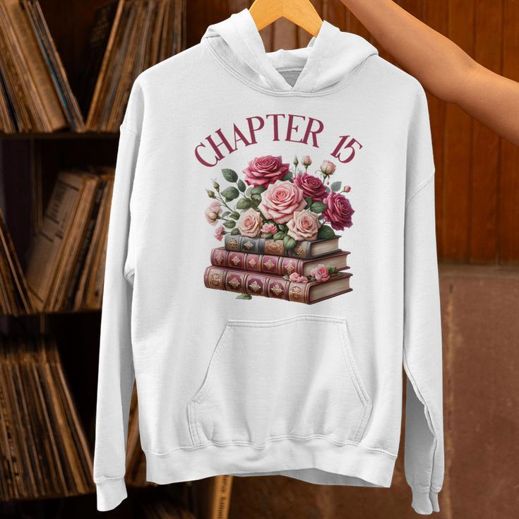 15th Birthday Chapter 15 For Girls Book Lover Bookish Reader Unisex Hoodie