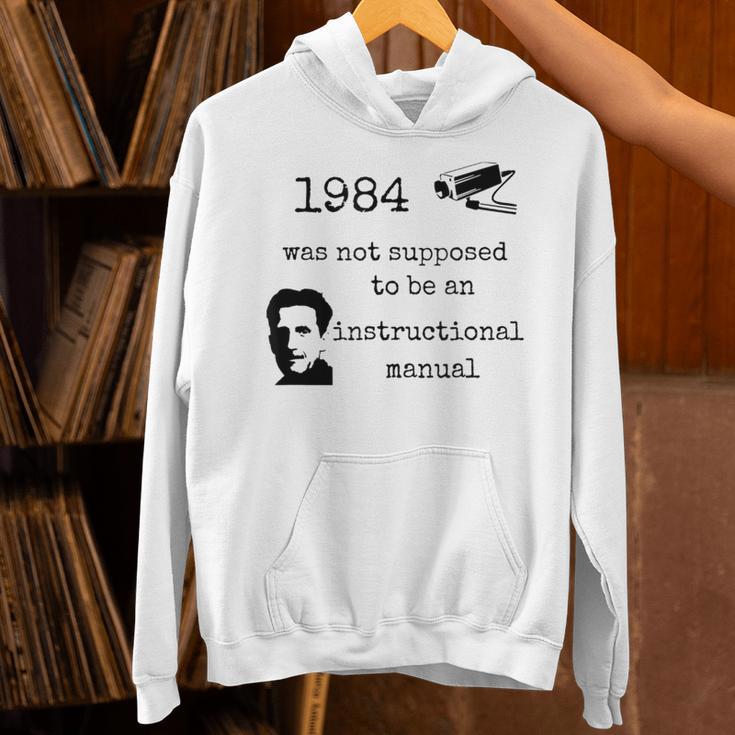 1984 Not An Instruction Manual Orwell Book Lover Themed Unisex Hoodie