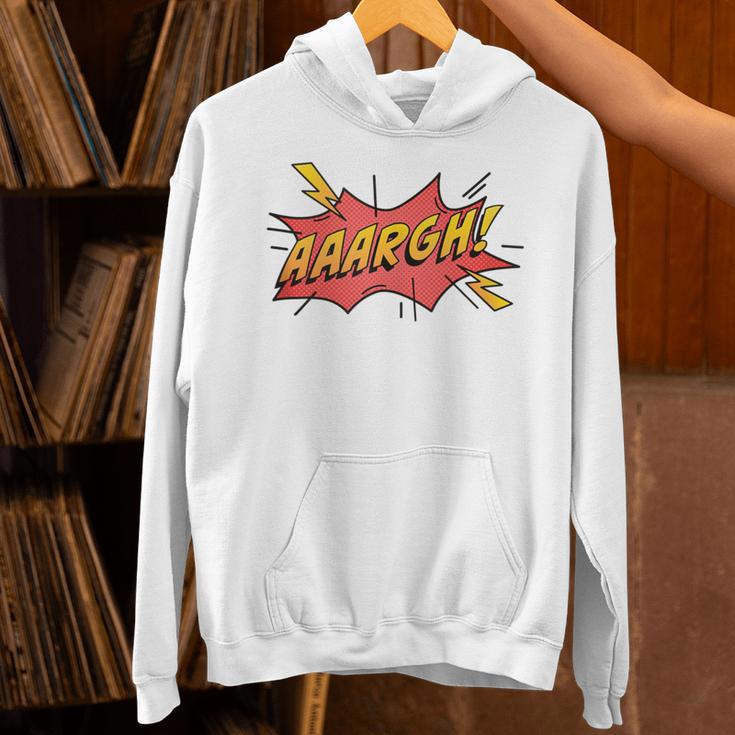 AAARGH Bubble From Comic Book Or Cartoon Unisex Hoodie
