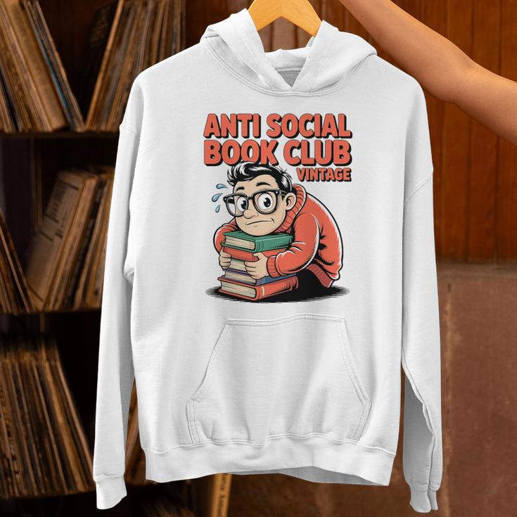 Anti Social Book Club Vintage Retro Reader Art Premium Tri-Blend Unisex Hoodie Anti Social Book Club Vintage Retro Reader Art Premium Tri-Blend Unisex Hoodie
