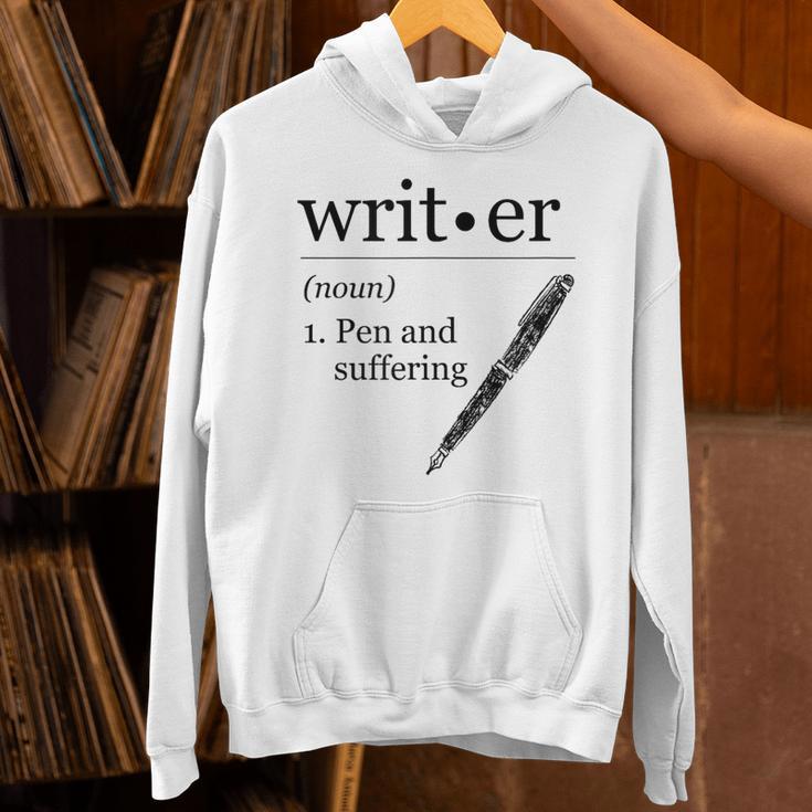 Author Book Writer Journalist Novelist Unisex Hoodie