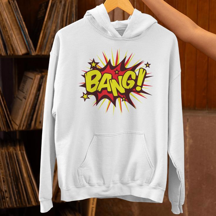 BANG Pop Art Comic Book Speech Bubbles Street Graffiti Art Unisex Hoodie