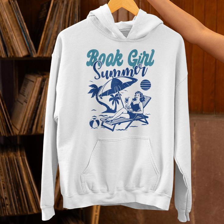Beach Book Lover Women Girls Book Girl Summer Unisex Hoodie