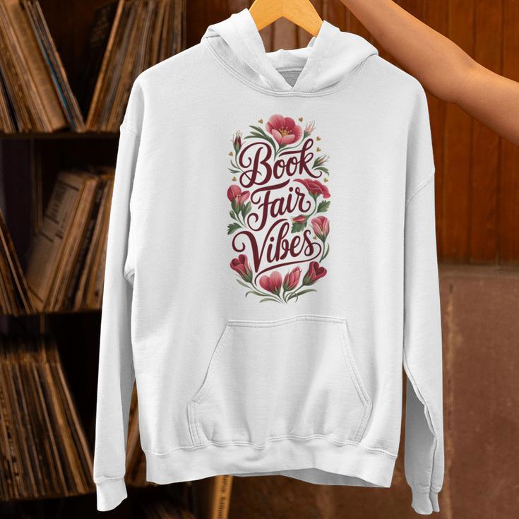 Book Fair Vibes Groovy 70s Retro School Librarian Unisex Hoodie