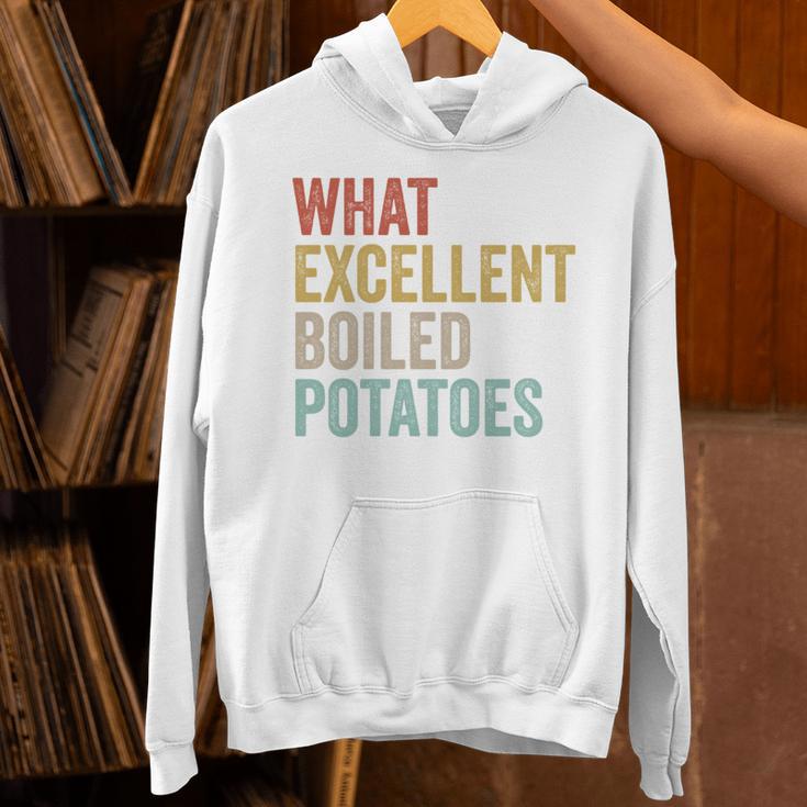 Book Lover Austen Literature What Excellent Boiled Potatoes Unisex Hoodie