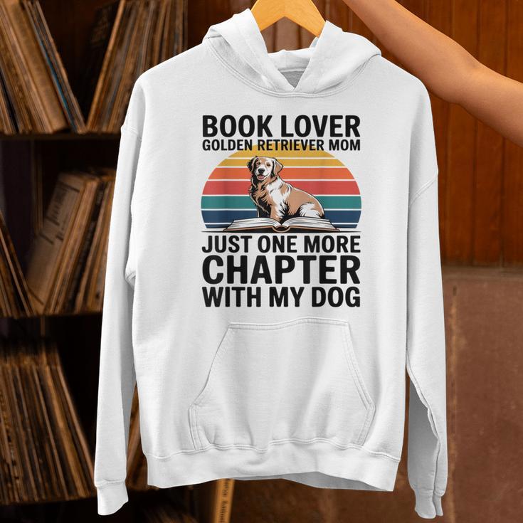 Book Lover Golden Retriever Mom Just One More Chapter Unisex Hoodie