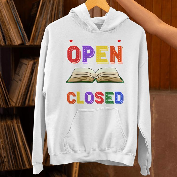 If My Book Is Open Your Mouth Is Closed Reading Books Performance Unisex Hoodie